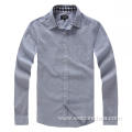 Cotton Fabric Men Casual Shirt with Light Stripes